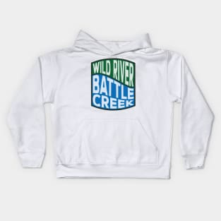 Battle Creek Wild River wave Kids Hoodie